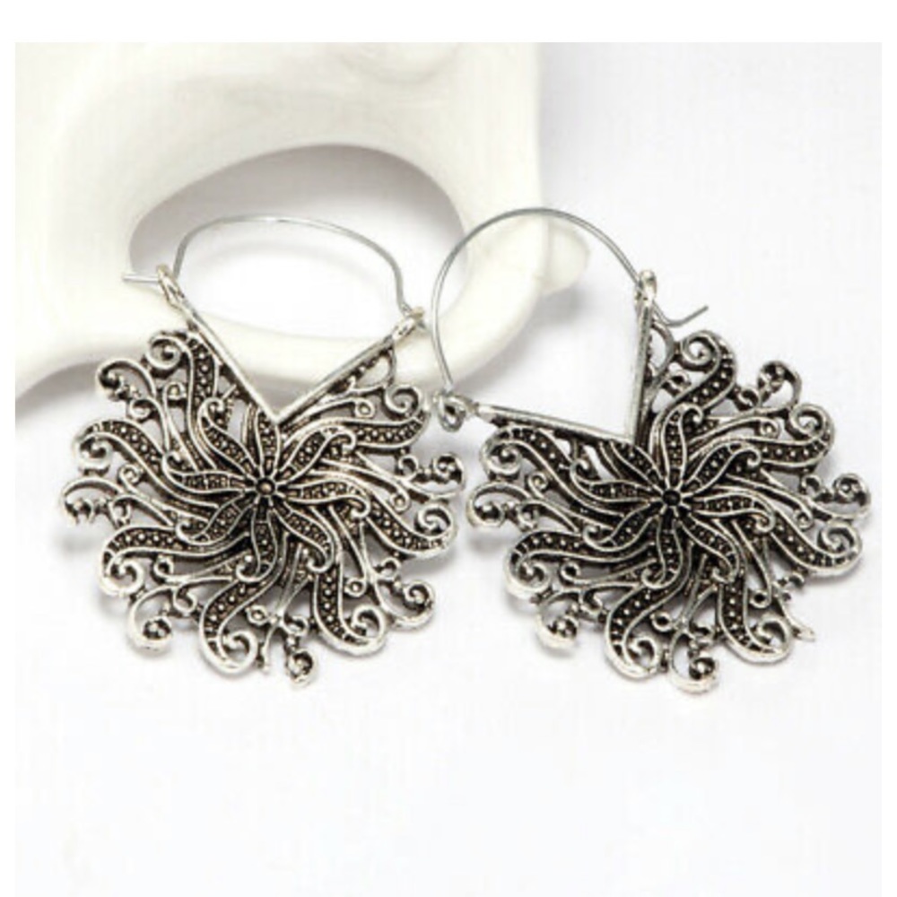 New Sterling silver gypsy tribal Earrings